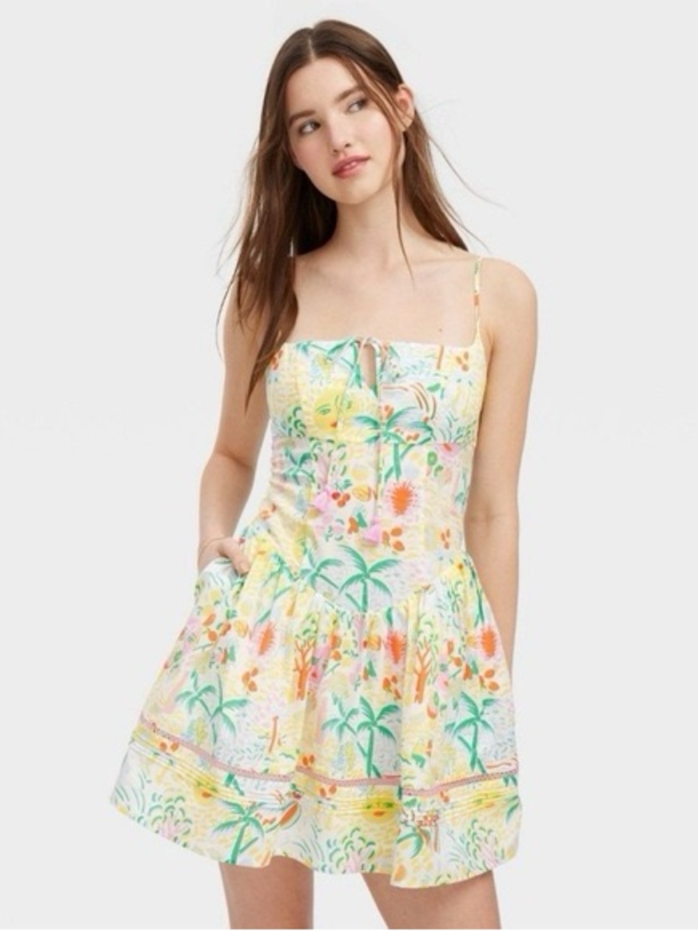 Target X Roller Rabbit Vacation Print Drop Waist Sundress
